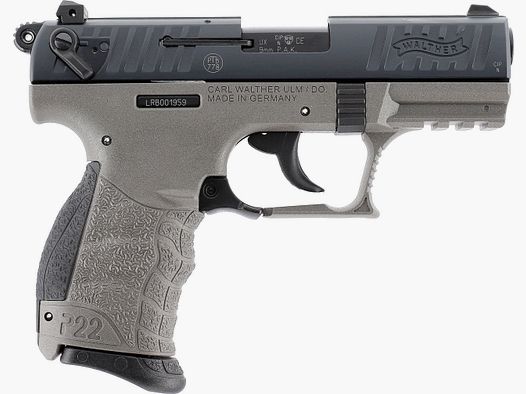 Walther P22Q Schreckschuss Pistool 9 mm P.A.K. Meteor Grijs