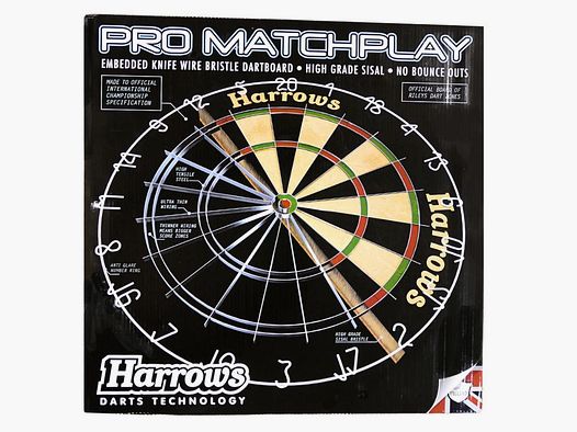 Harrows-Darts-Technology Pro Matchplay Dartboard Dart & Zubehör