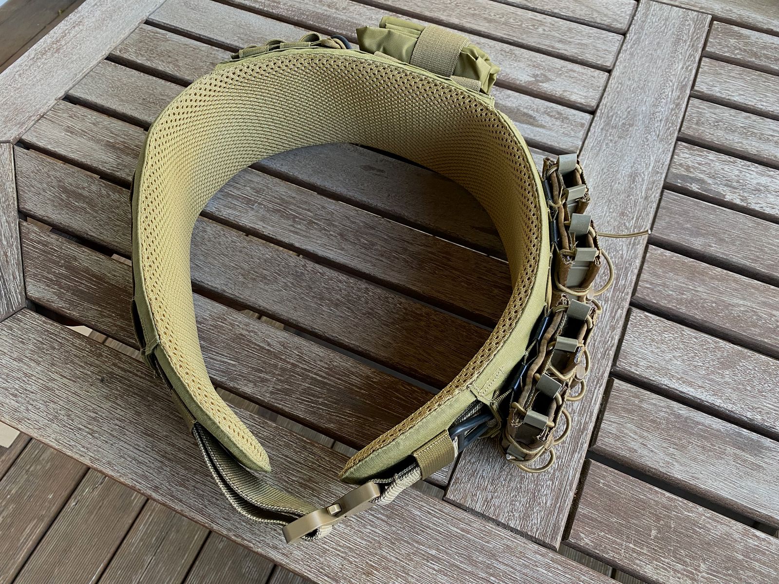 Warrior Belt cinturón de combate con hebilla Cobra