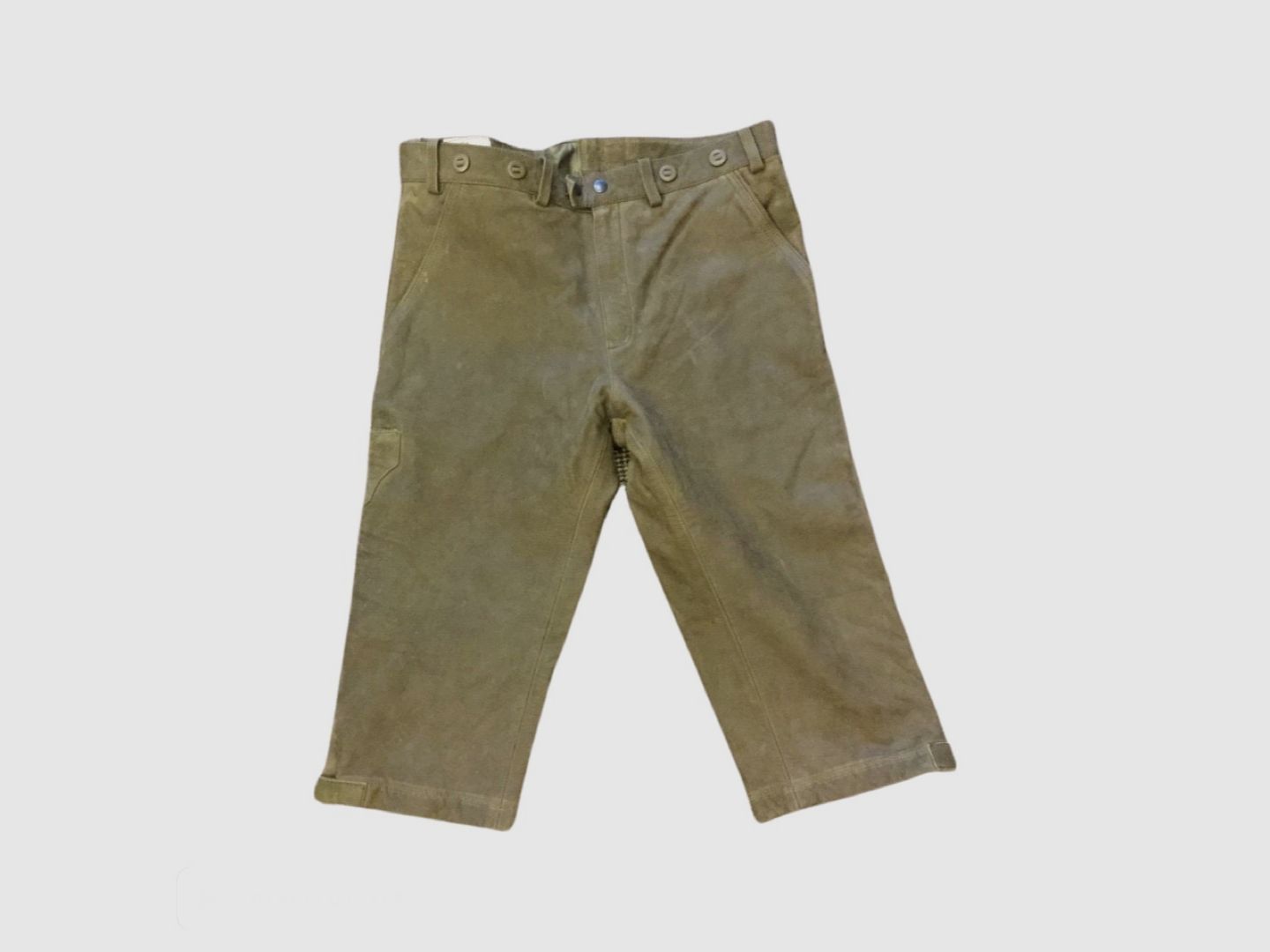 Waidmann Lederen Broek 3/4 driekwart - Buffel leer / Leren Heren, afbeelding 1 van 3
