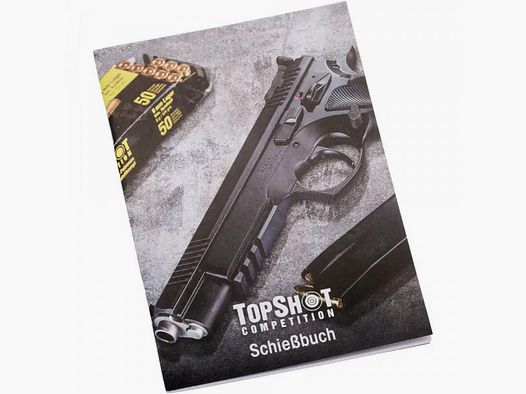 TOPSHOT SCHIEßBUCH FÜR SPORTSCHÜTZEN - 34 SEITEN