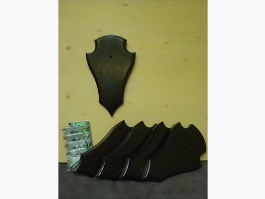 Bockbrett + Bevestiging - puntig (5 stuks) pakket