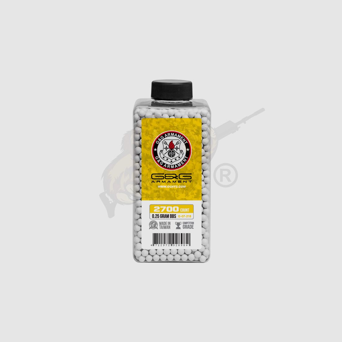 Perfect Airsoft BB`s 0.25g (2.700 Stück) diameter 5,95mm - Weiß