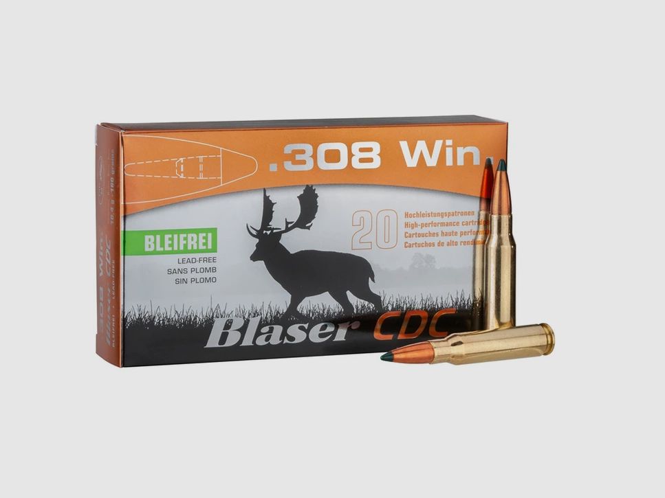 BLASER - Munition .308Win. CDC 10,4g/160grs.