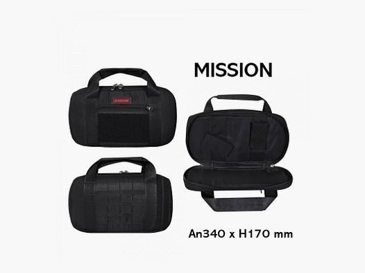 Custodia Imbottita per Arma Corta MISSION Nera