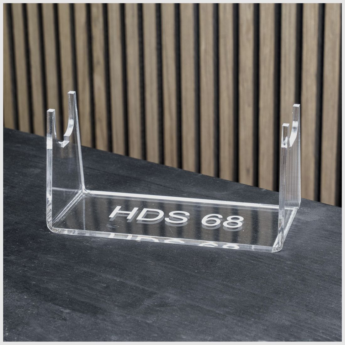 Support de table PLEXIGLAS® pour HDS68 | TS68 | design élégant avec logo Homedefence gravé au laser, image 2 sur 2