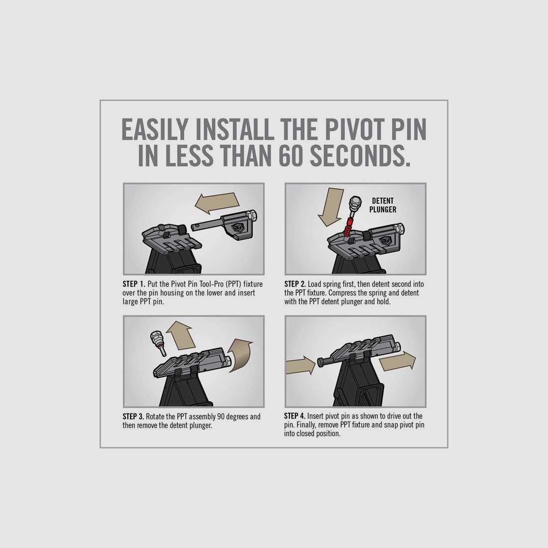 Real Avid AR-15 Pivot-Pin-Werkzeug Pro