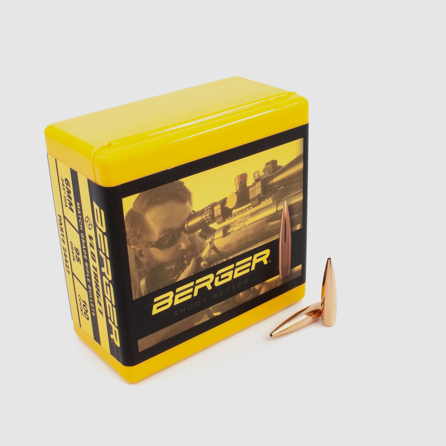Berger Bullet 6mm/.243 VLD Target 95GR 100 Pieces