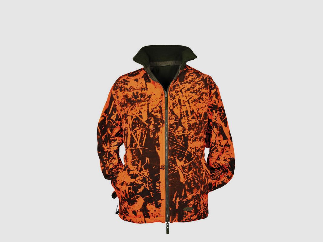 Hubertus Fleece Giacca Reversibile CACCIA