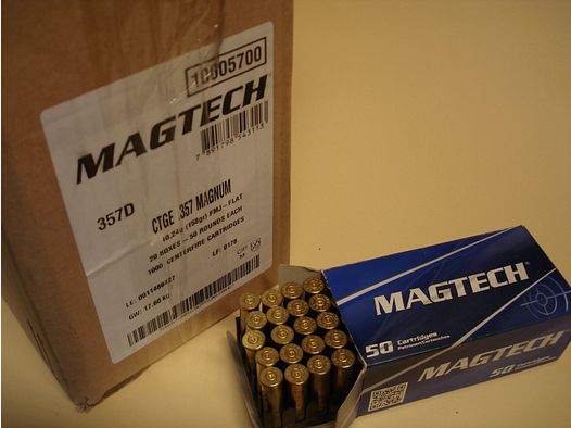 1000 Hülsen Magtech .357Mag