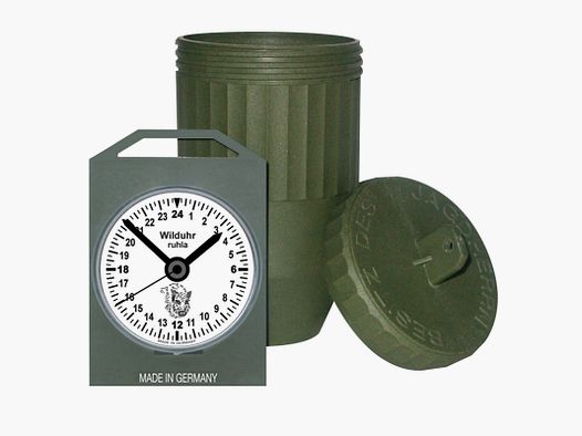 Wild clock with battery