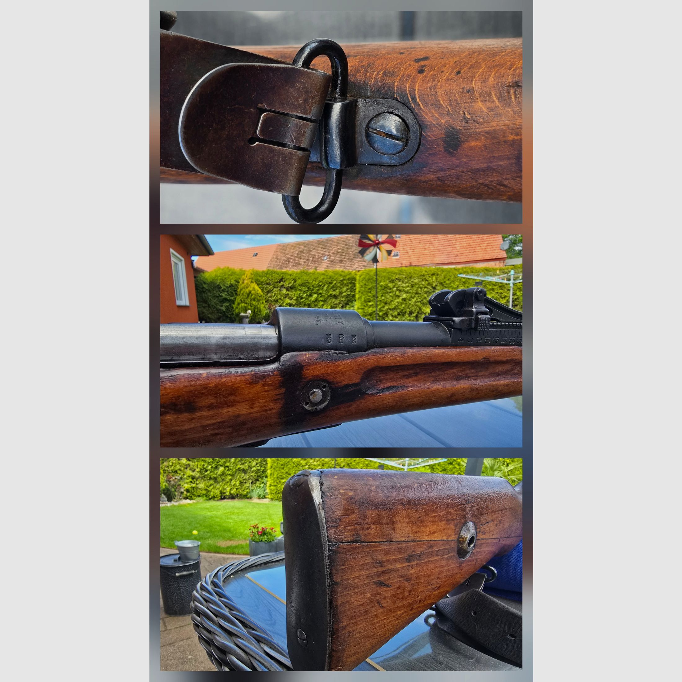 G98*Bj. 1918*Cal. 8x57 IS*Telescopio*Lunghezza totale 1250 mm*Canne 740 mm