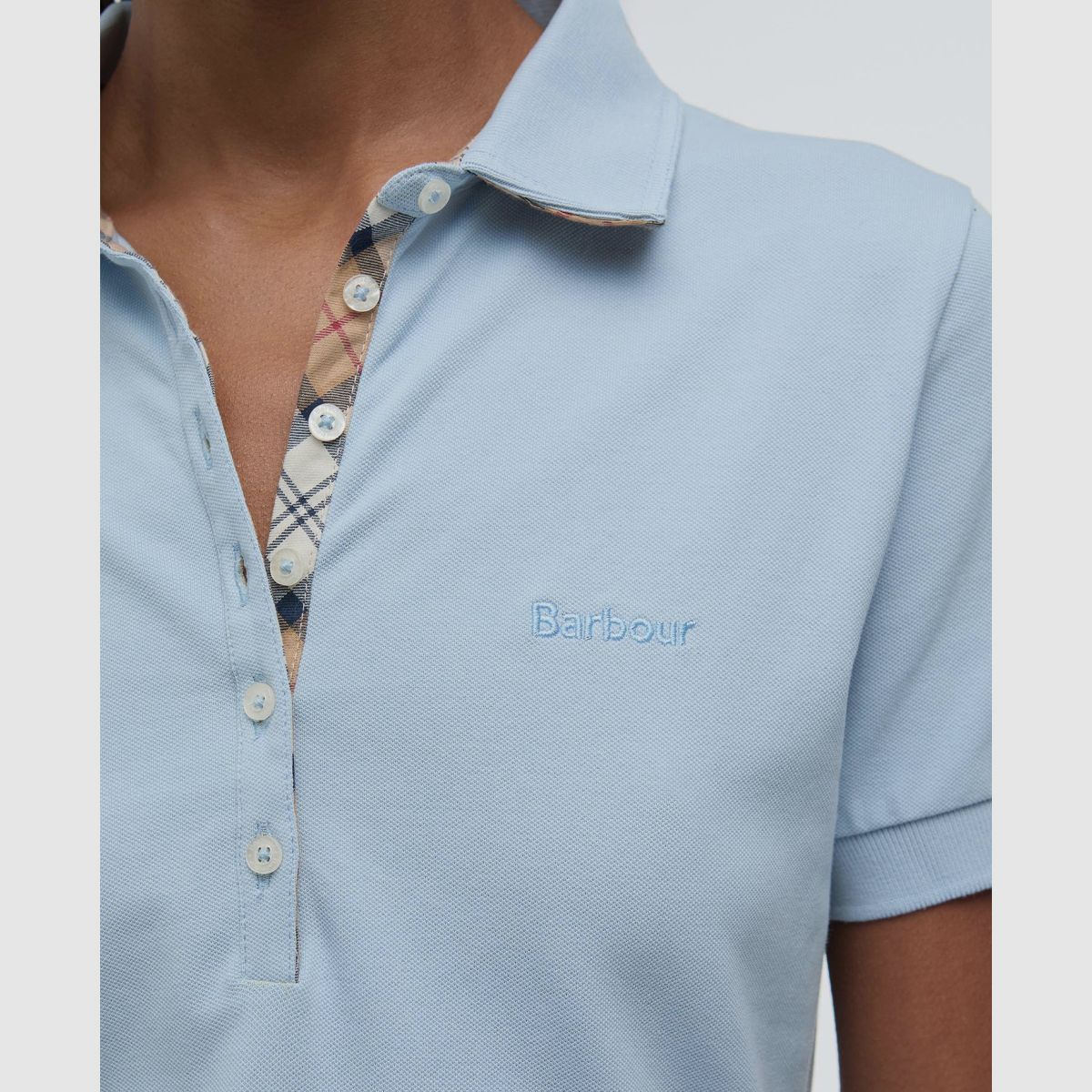 BARBOUR Portsdown Top Blue Idigo Tartan