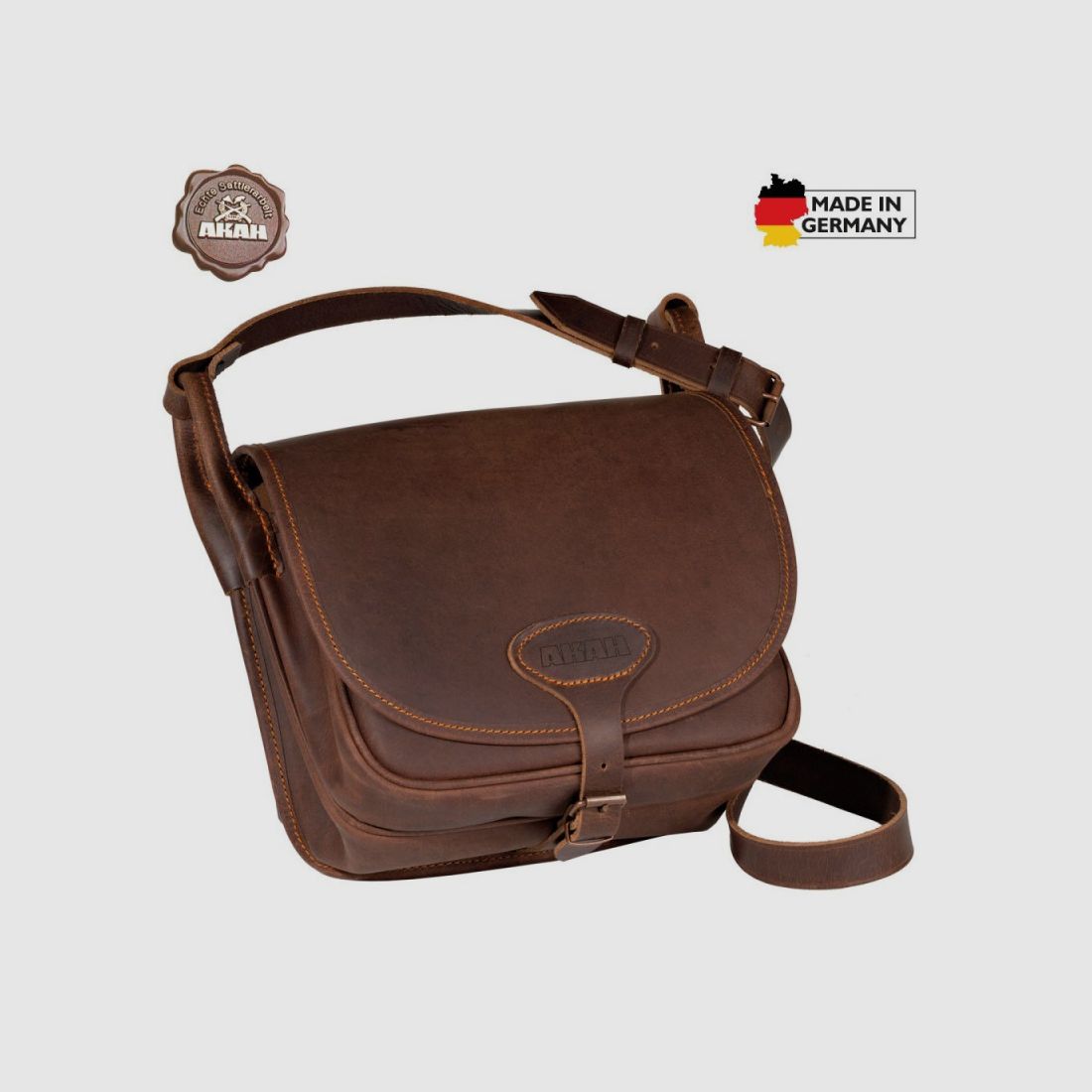 AKAH Förstertasche aus Pull-up Leder, Bild 1 von 2