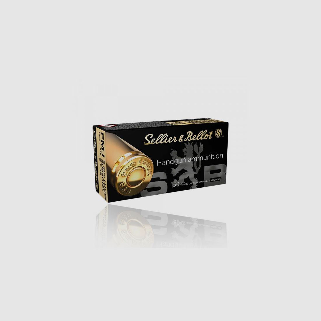 SELLIER & BELLOT SUBSONIC FMJ - 140GRS. - 9MM LUGER