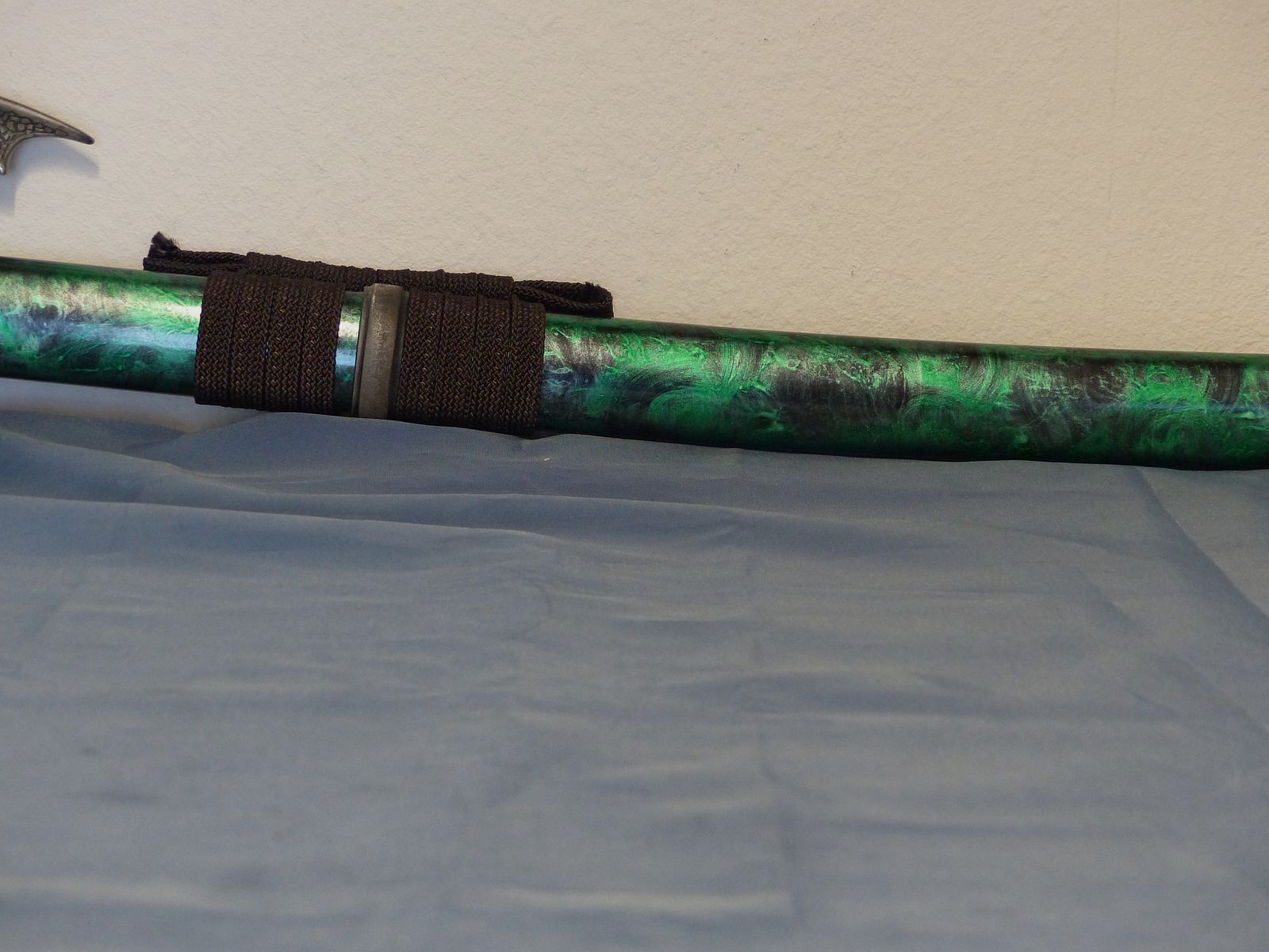 Katana Samurai Schwert Drachenmotiv Dragon grüne Scheide