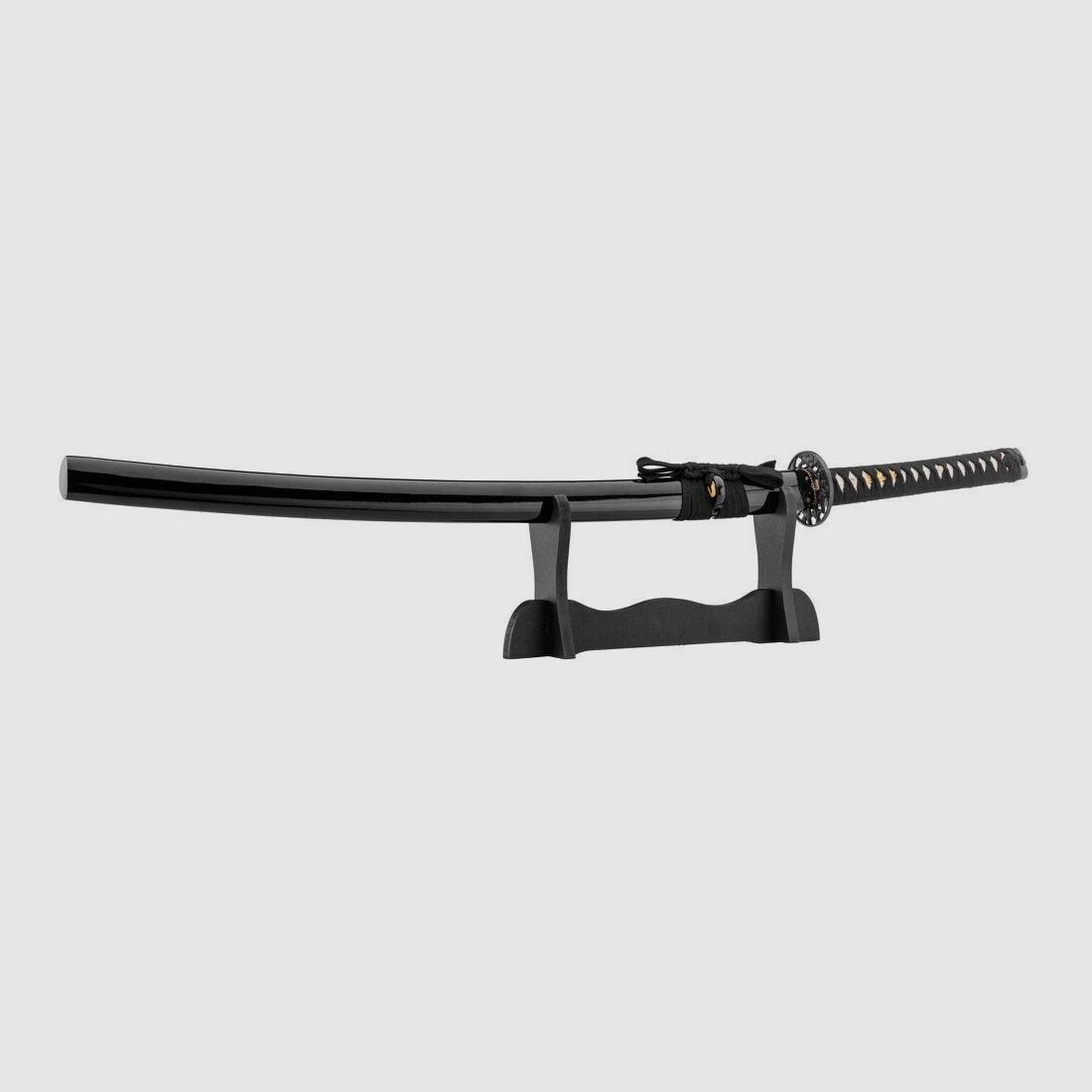 Schwarzes geflochtenes Katana, Bild 1 von 3