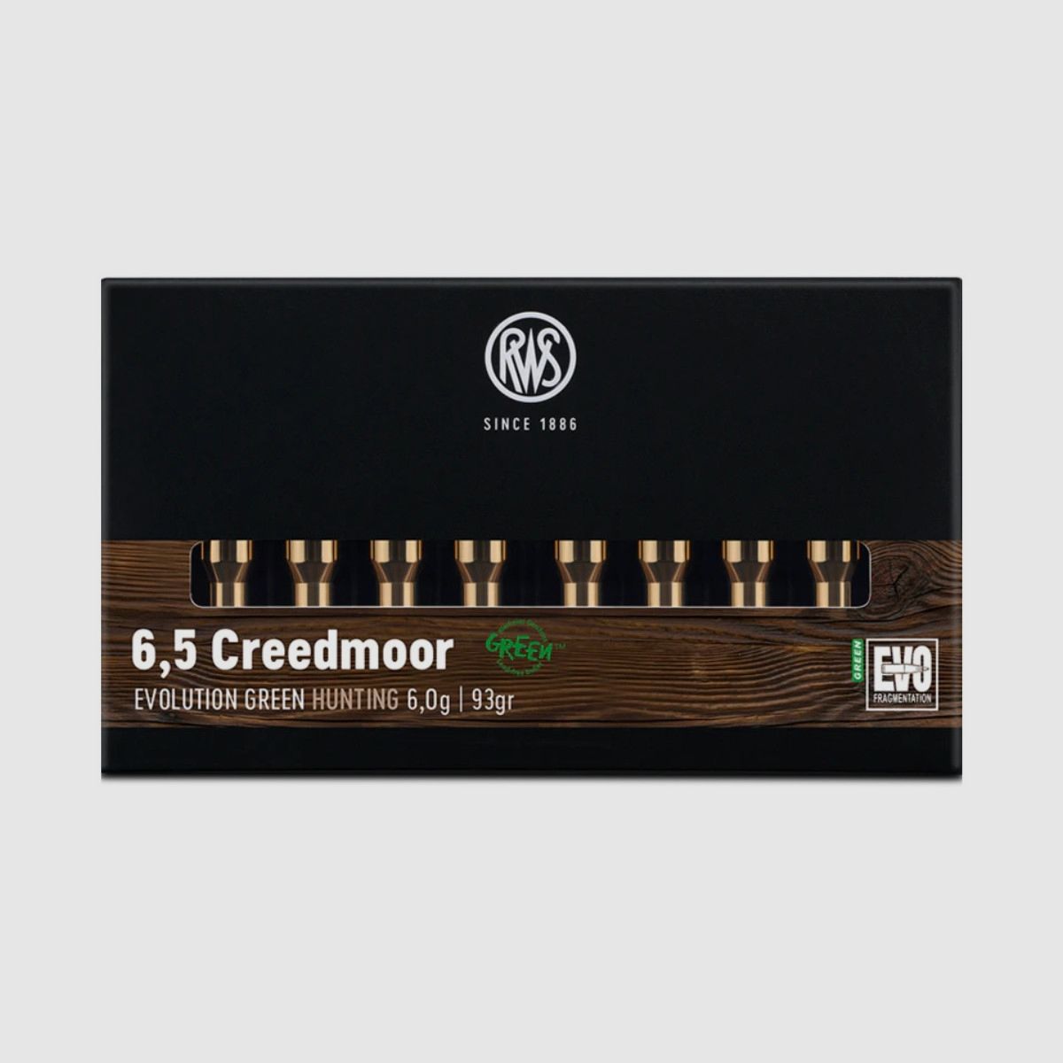 Patronen 6.5 Creed Rws Evo Green 93gr, Bild 1 von 2