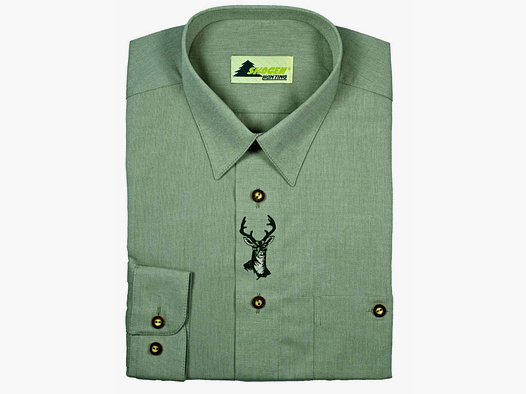 Skogen Hemd Chambray-Stick Hirsch Lind