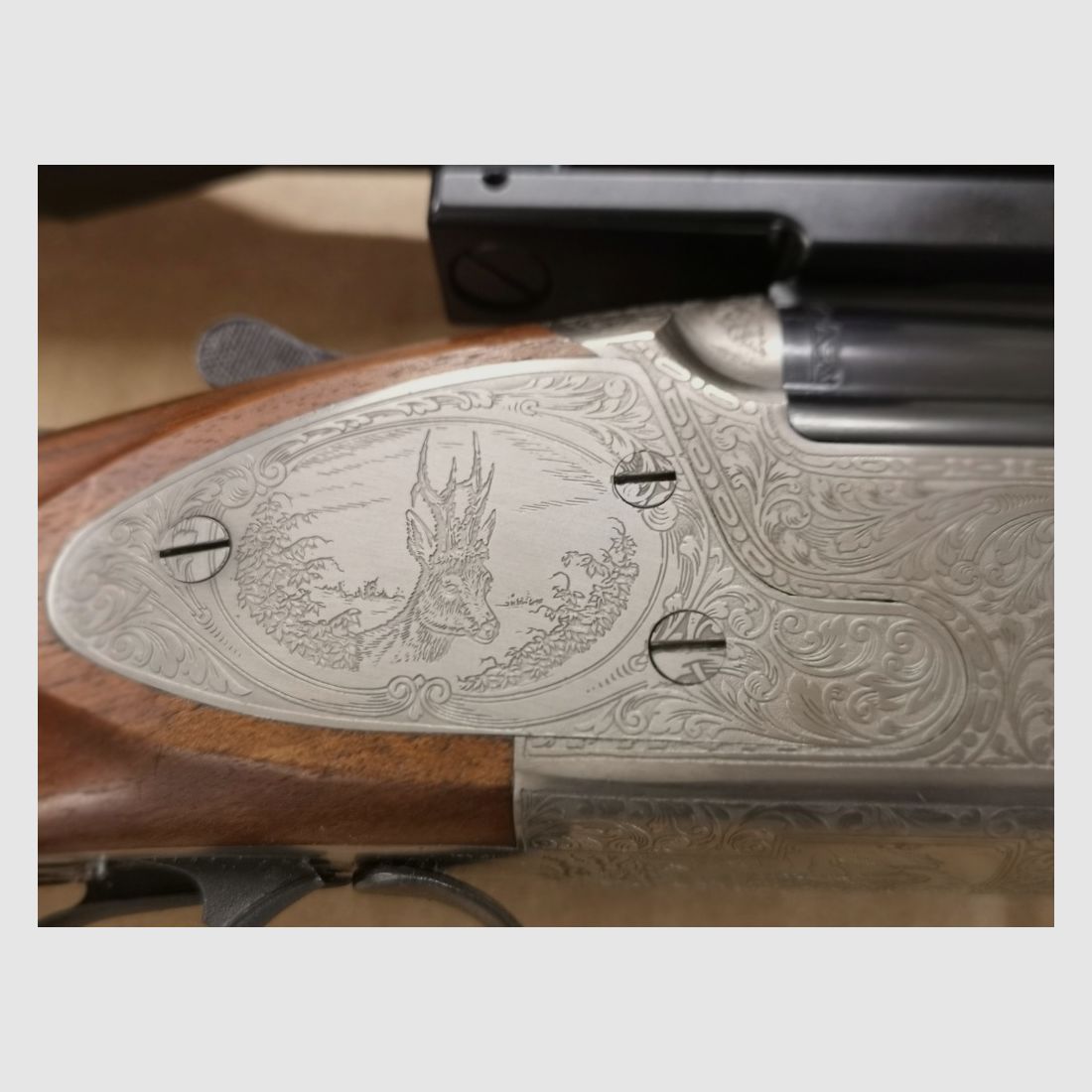 Bock rifle S2000 Luxury 7x65R and 12/70 side lock