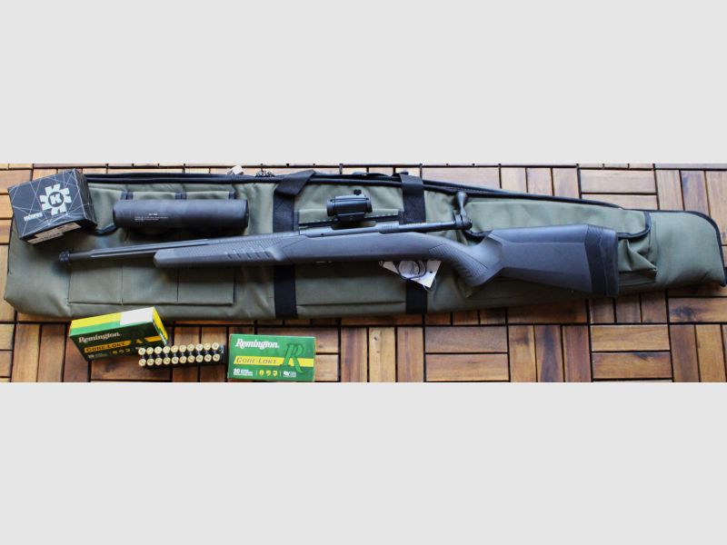 Savage 110 Tac-Hunter Repetierbüchse Kal. .308 Win. A-Tec Schalldämpfer, Leuchtpunkt