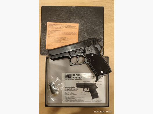 Cuno Melcher ME 9 Mini-Para brüniert 9 mm Pak