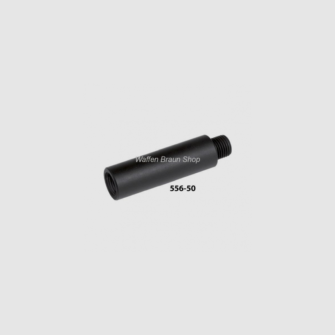 Gegenlichtblende 50mm Schwarz extra schmale und leichte Ausführung