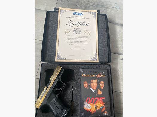 Walther P99 Gold Sonderedition James Bond PTB 637