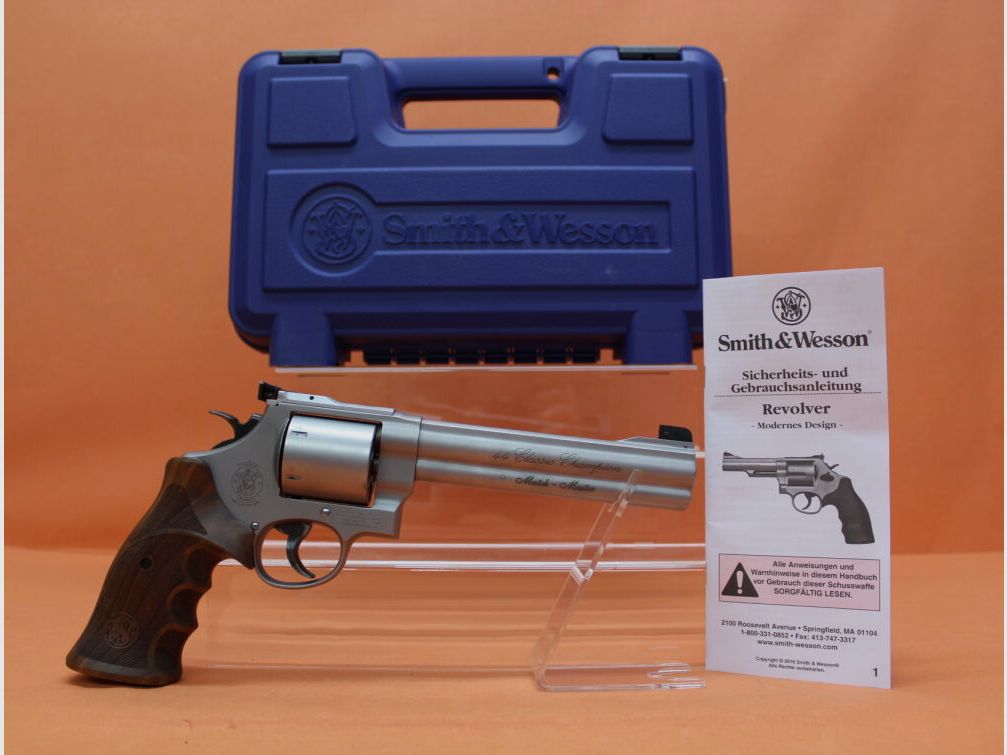 Smith & Wesson/ S&W Revolver .44RemMagnum Smith&Wesson/ S&W 629-6 Classic Champion Match Master" Stainless LPA