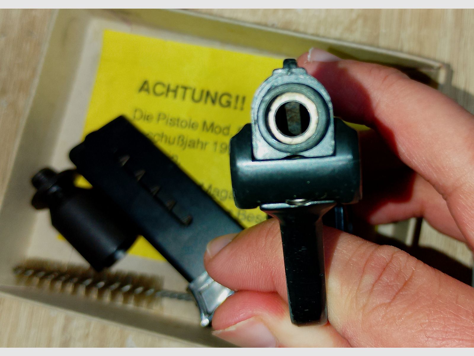 HS Mod.5 Kal. 8 mm Knall/ PTB 100/2 von 1983!