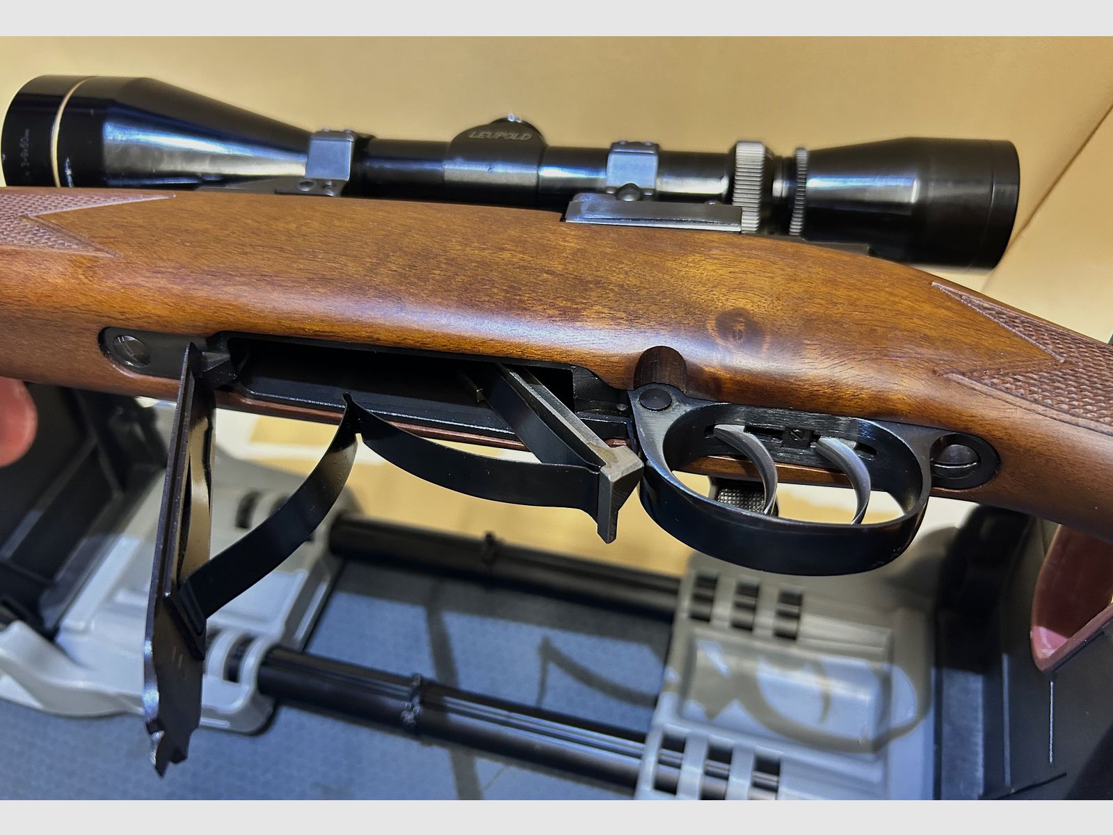 Suhler Jagdhütte Kettner 98er - Leupold - EAW swivel mount