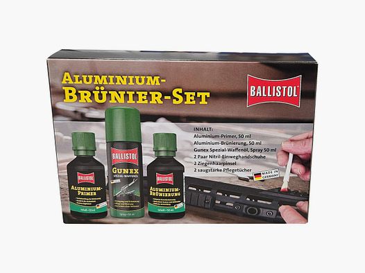 BALLISTOL Aluminium burnishing set – 6 pieces
