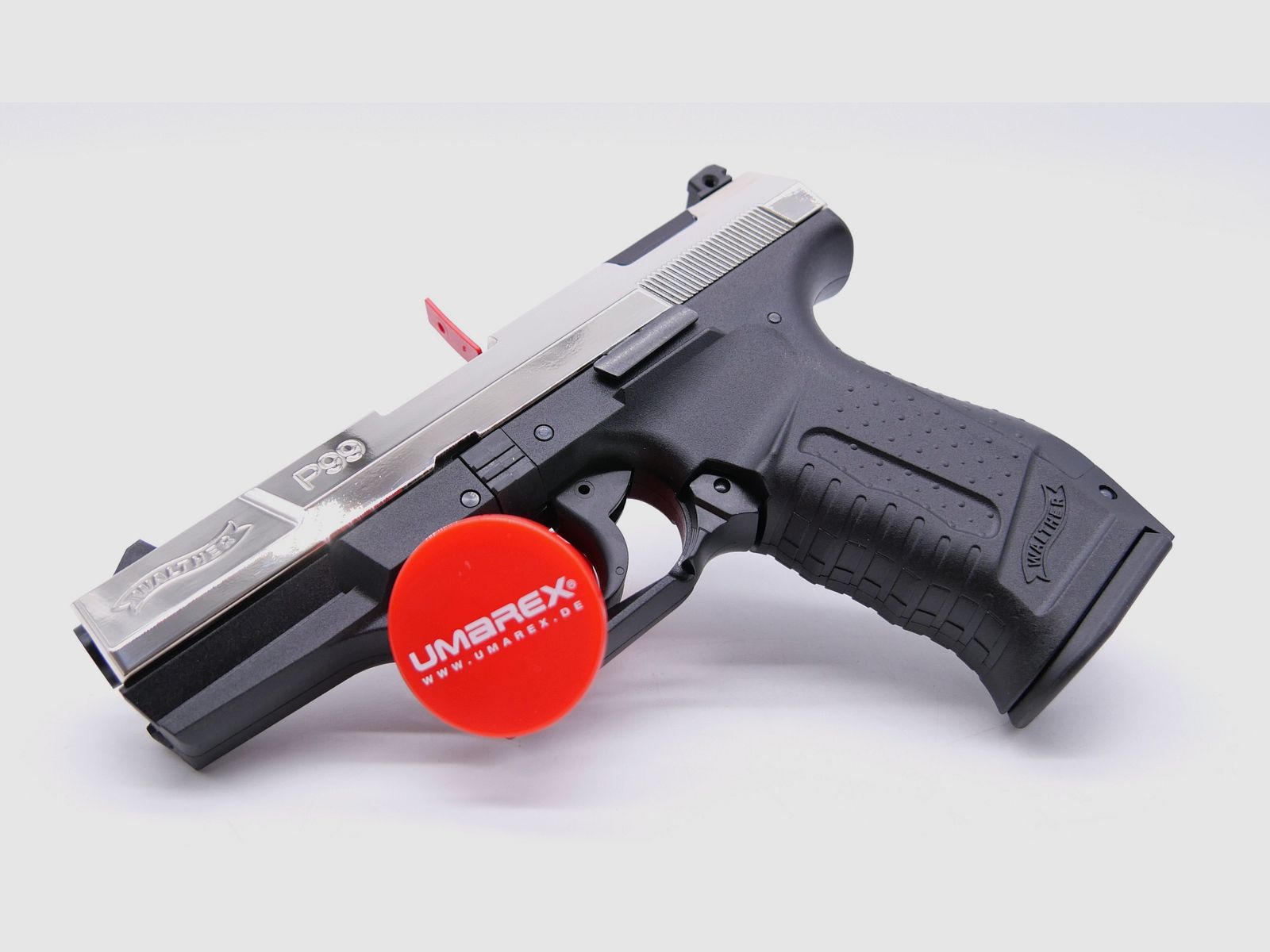 Umarex 312.02.07 Walther Schreckschusspistool P99 SV NKL 9mm PAK Pyro