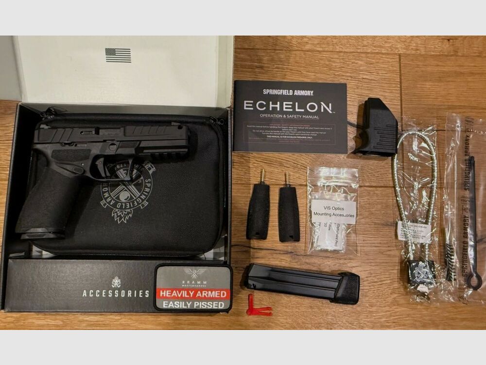 Springfield Armory HS Echelon Black 4.5" Comp Tac U-Dot