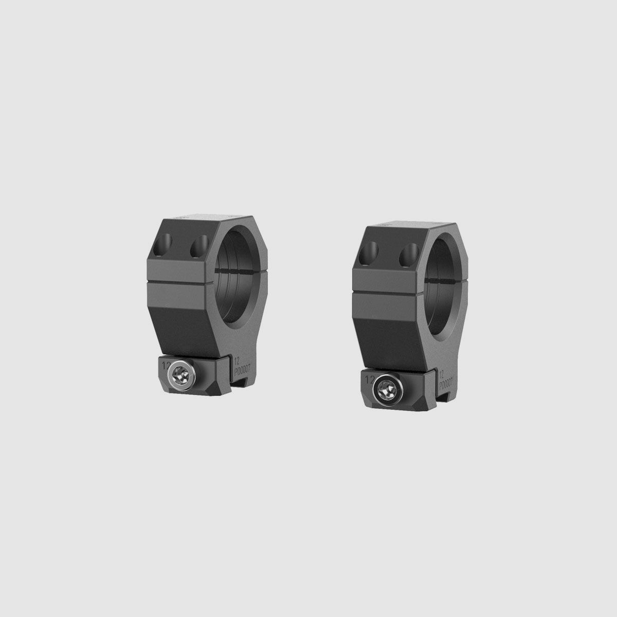 PSR D-anneaux 30mm noir H34mm