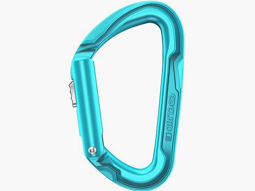 EDELRID PURE SLIDER ICEMINT | ASYMMETRISCHER KARABINER