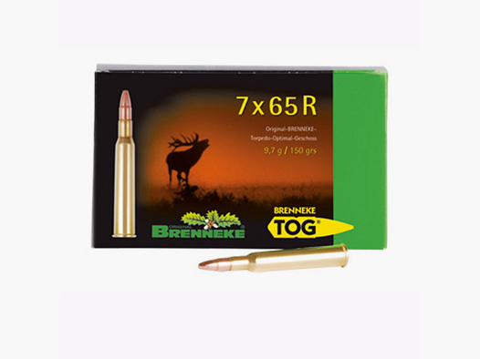 Brenneke 7x65 R 150GR TOG 20 cartuchos