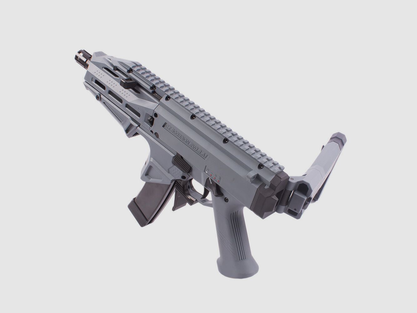 ASG CZ Scorpion EVO 3 A1 ATEK Airsoft S-AEG 6 mm BB Battleship Grey Dual Tone