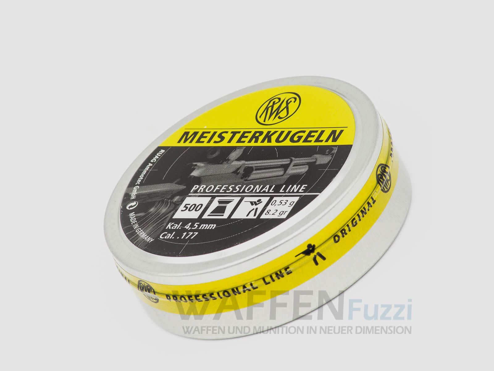 RWS Meisterkugeln plomb pour carabine à air comprimé cal. 4,5 mm, image 1 sur 2