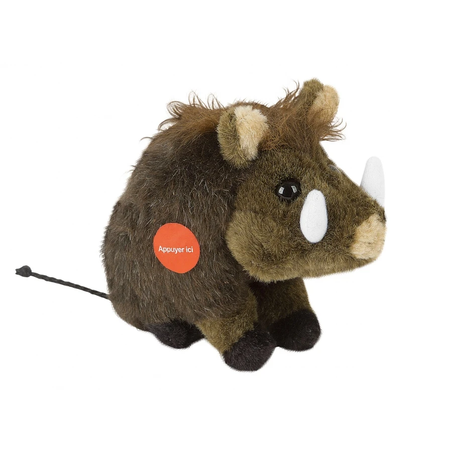 Wildschwein-Plüschtier Nature De Brenne, 18 cm, mit Sound