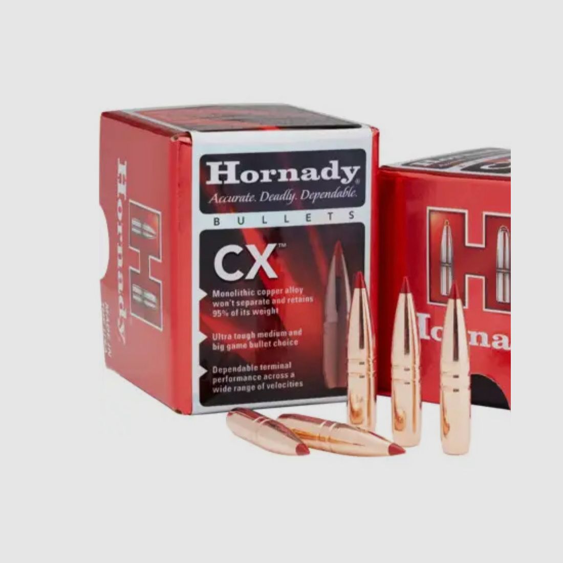 Hornady 301934 Geschoss .30 .308 11,7g 180grs. CX Wiederladen Bleifrei
