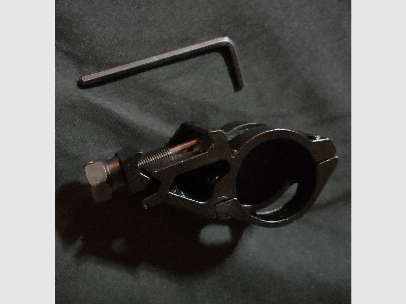 Zielfernrohr Picatinny Befestigung Montage Schnellspanner Taschenlampe 25,4mm  45° grad