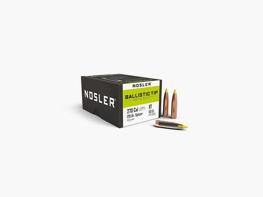 Puntas Cal. 270-170-Spitzer Nosler Ballistic Tip 50 un.
