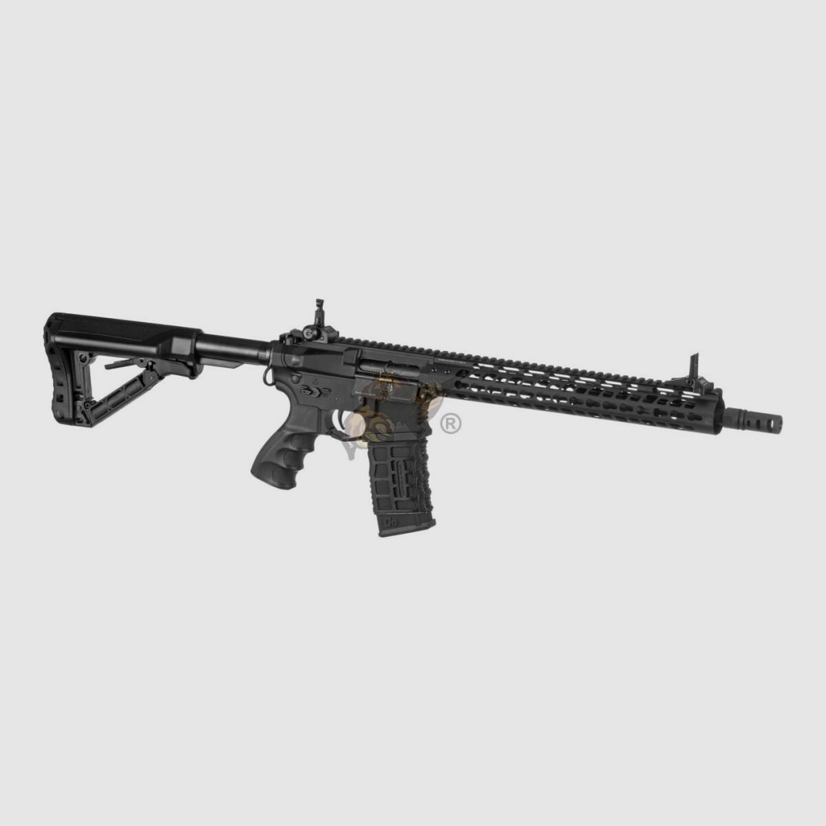 G&G GC16 Wild Hog 13.5" with ETU in Black Airsoft S-AEG free from 18