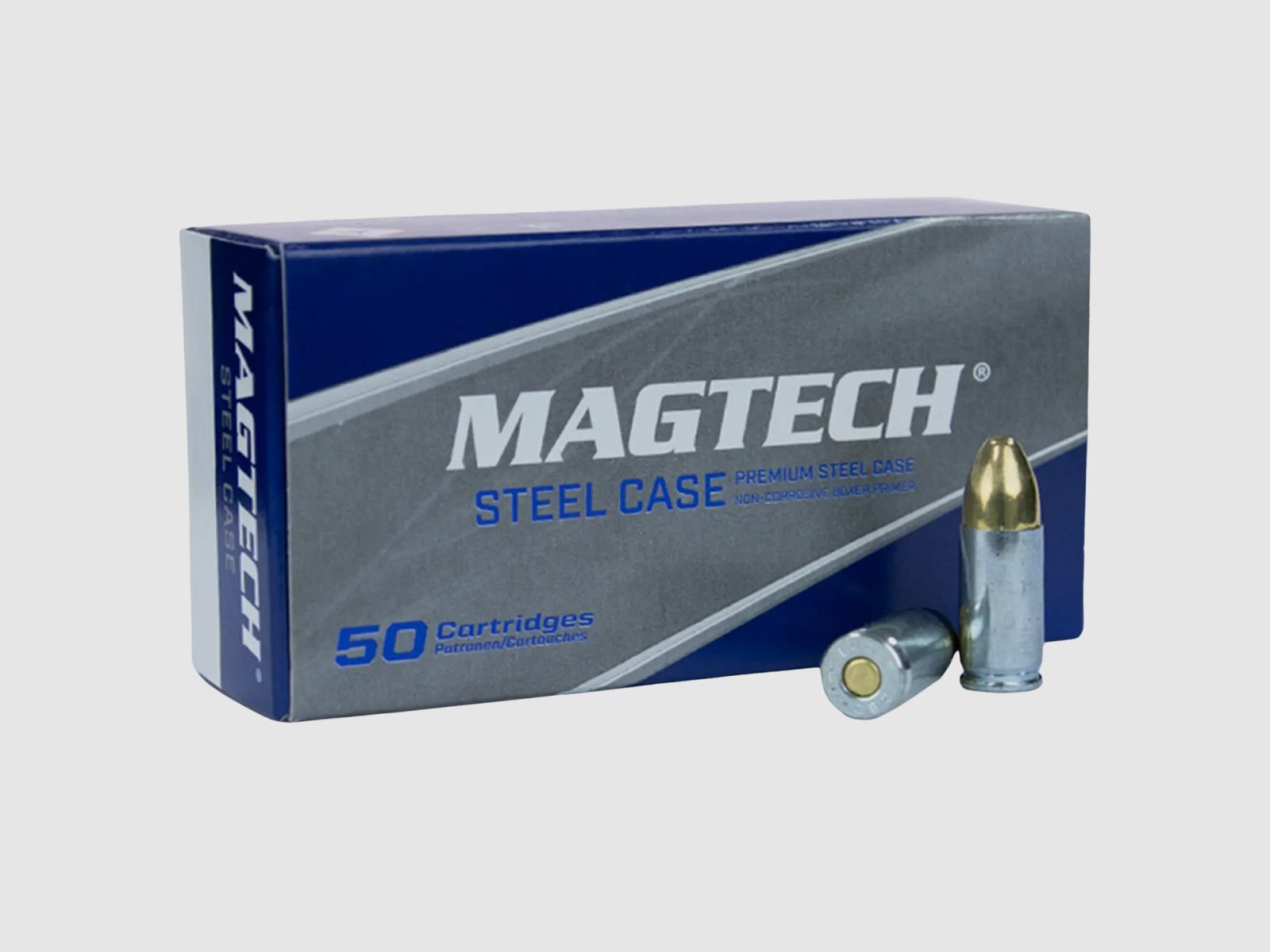 Magtech 9mm Acier 124gr 50 cartouches