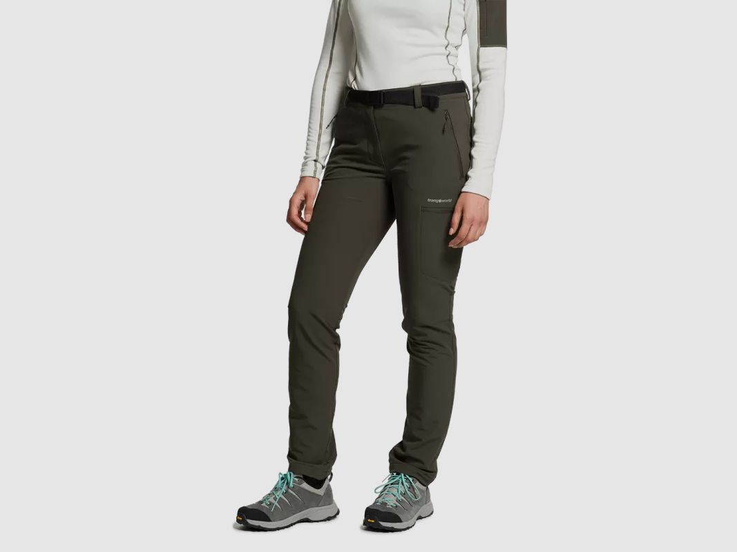 Trangoworld LONG PANTS VIVIER DARK GREEN, image 1 of 5