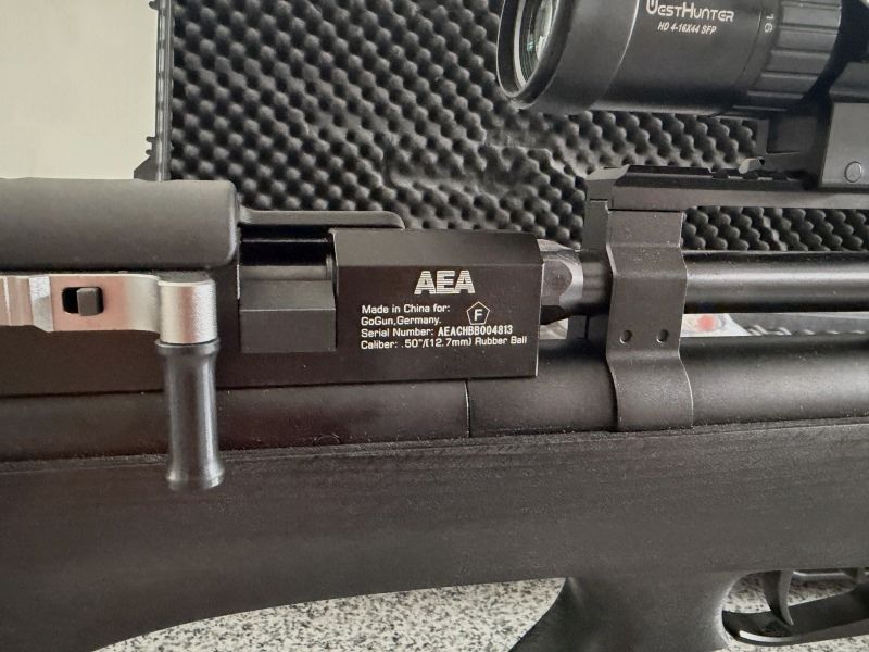 AEA Challenger Bullpup Kal.50 Rariträt in Zwart