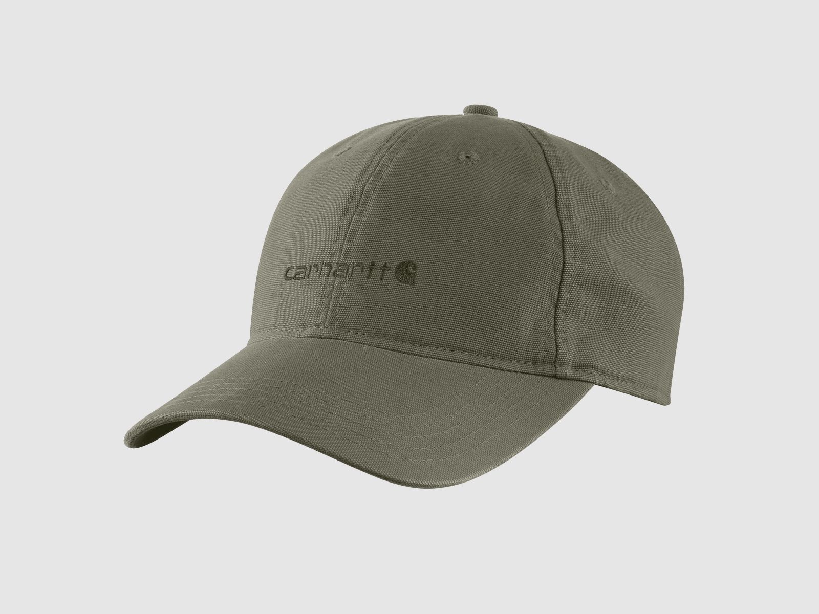 Carhartt Canvas Embroidered Graphic Cap Women Dusty Olive