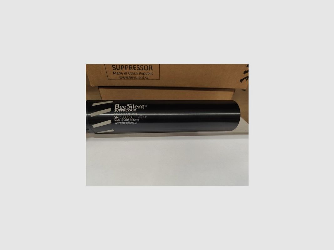 Modérateur de Son Beesilent Tous Calibres 195mm du 22LR au 338 Lapua livré sans adaptateur