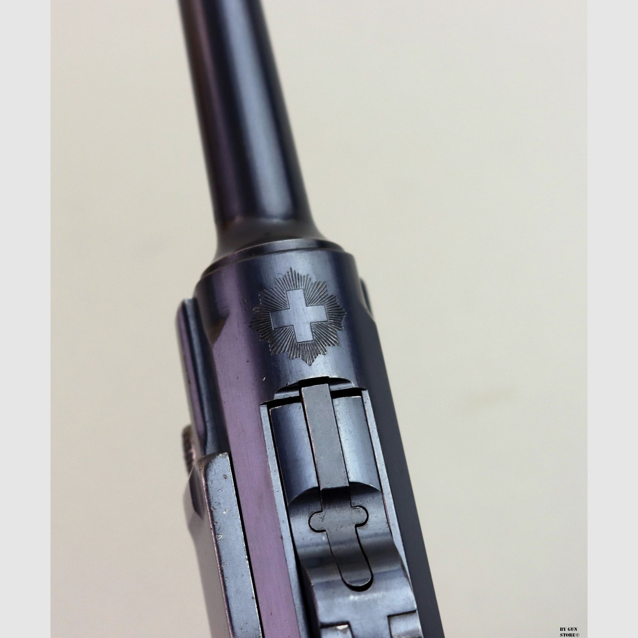 Pistolet Luger DWM mod. 1900/06 Militaire Croce nel Sole cal. 7,65 Parabellum numéro de série 6469, image 7 sur 9